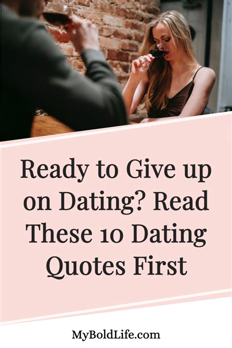 giving up on dating quotes